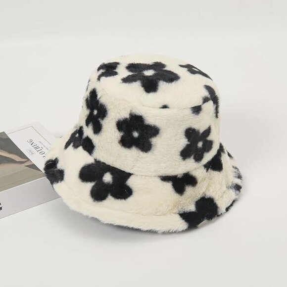 Winter Soft Faux Fur Plush Bucket Hat main image 7